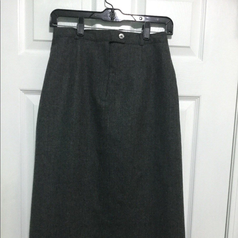 Sag Harbor Petite long wool skirt. Like new